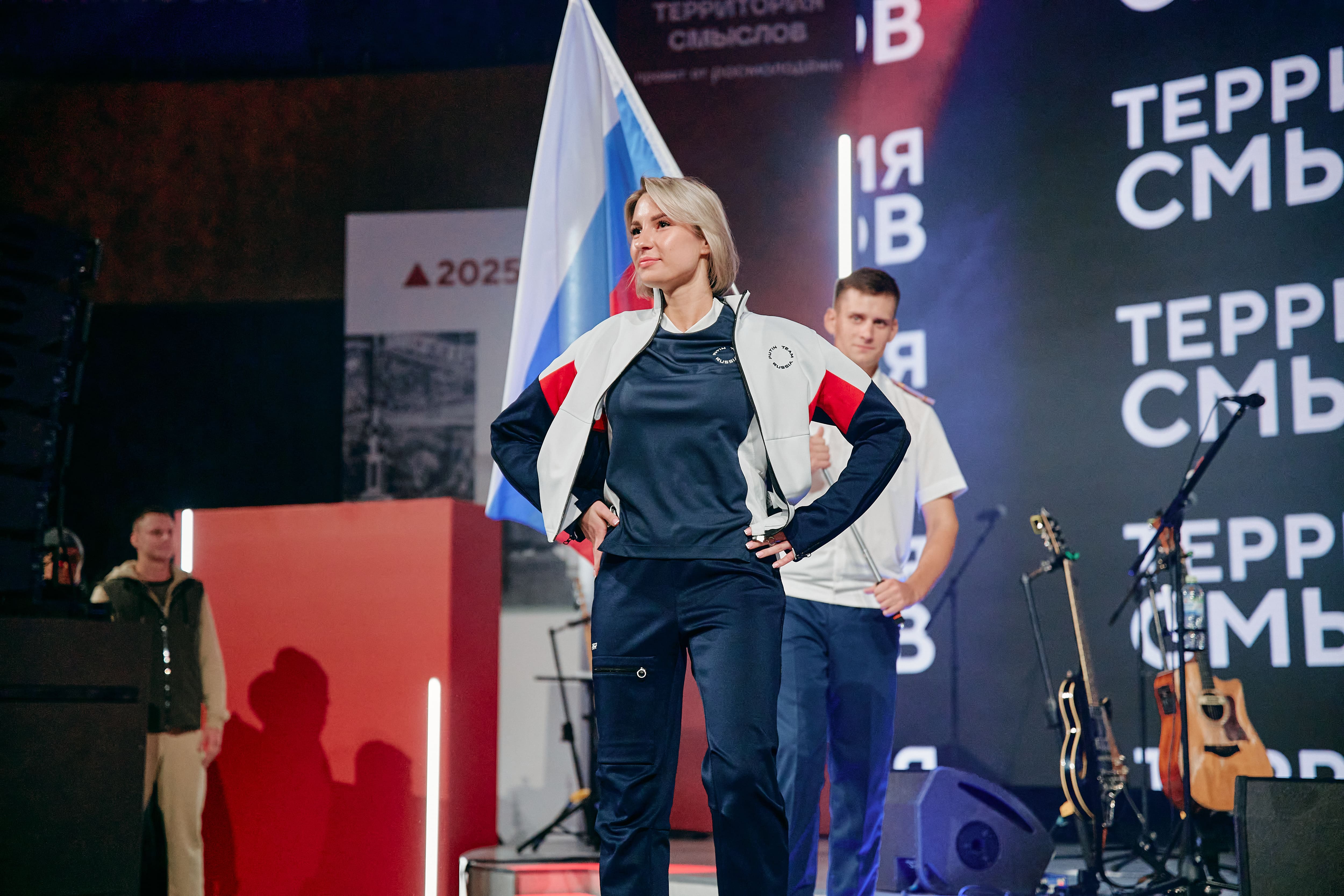 Показ коллекции Putin Team Russia