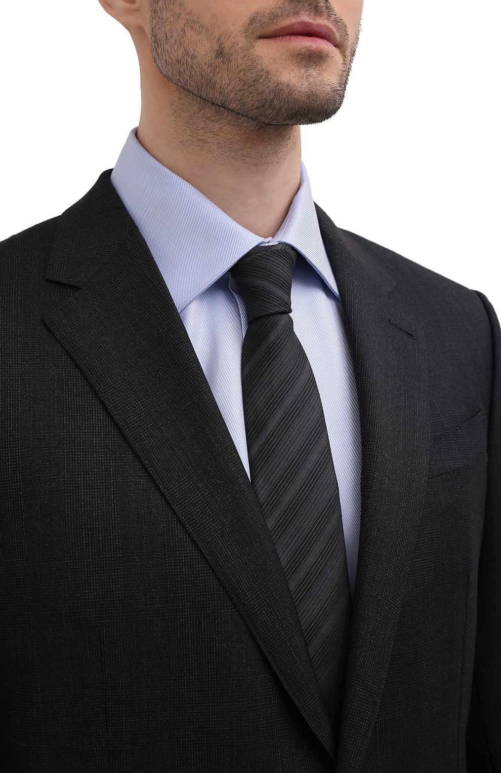 Семискладочный галстук