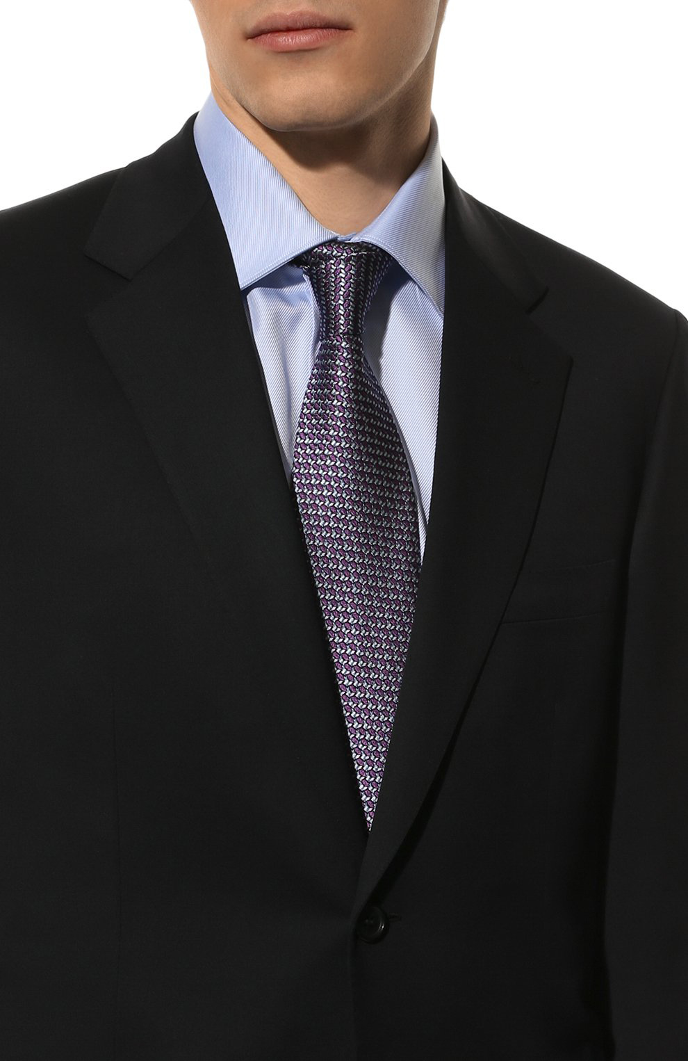 Семискладочный галстук